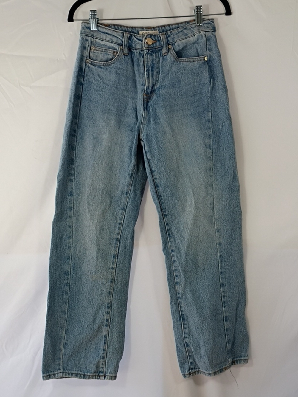 EUC Oat New York Light Wash Wide Leg Jeans Women's Size 4/27 Denim